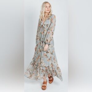 NWT Piper & Scoot Moulton Floral Maxi Dress